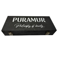 Buy gift set of perfumes Puramur Aroma Line (4 pcs) ) wooden pack