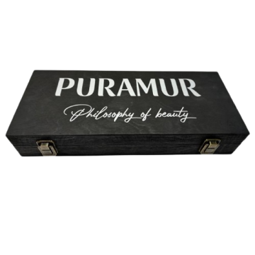 Gift set of perfumes Puramur Aroma Line (4 pcs) ) wooden pack