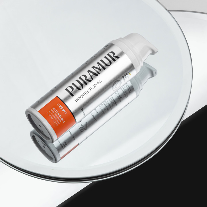 Сироватка для блиску шерсті собак і котів Puramur Extra Gloss — ламінування 50 мл
