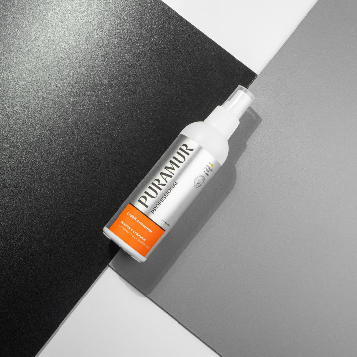 Фінішний спрей для шерсті собак і котів Puramur Keratin & Ceramide — без змивання, 200 мл