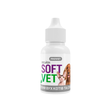 Лосьйон SOFTVET для гігієни вух котів і собак 15 мл