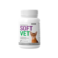 Фітокомплекс SOFTVET для котів антистресова дія та нормалізації роботи нервової системи 100 таб