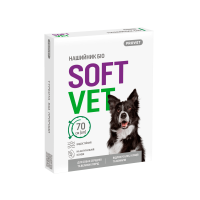 Нашийник SOFTVET БІО для собак середніх та великих порід репелентний 70 см