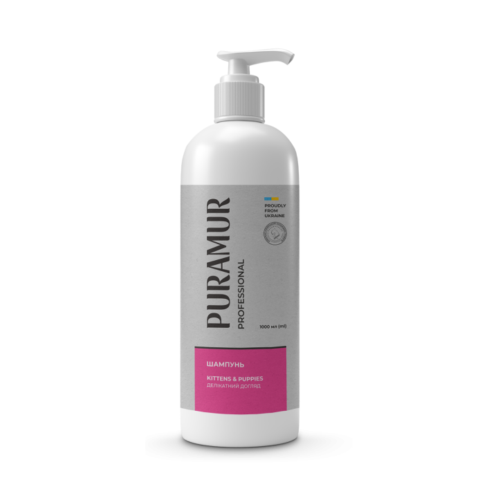 PURAMUR Ultra-delicate Shampoo for Kittens & Puppies 1000 ml