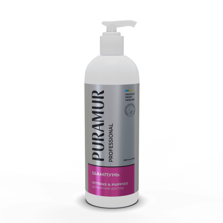 PURAMUR Ultra-delicate Shampoo for Kittens & Puppies 200 ml