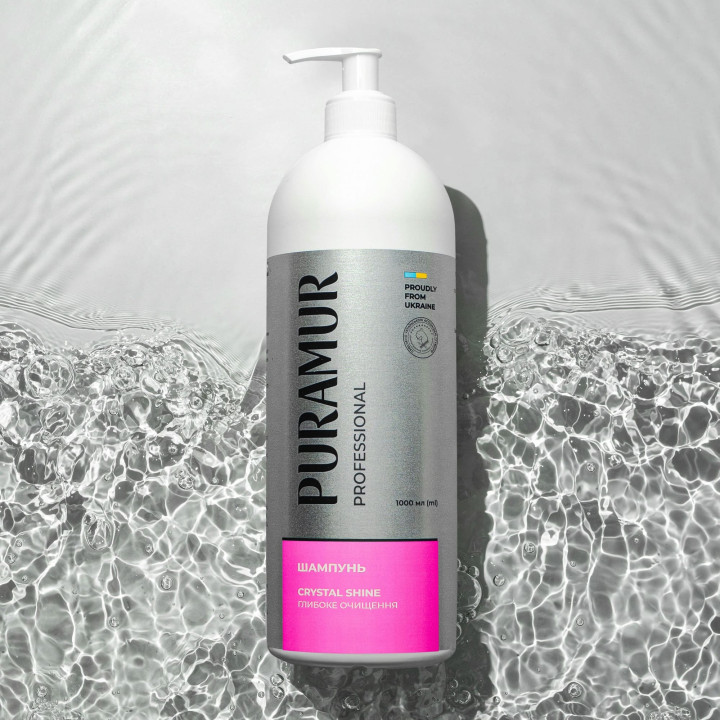 Шампунь для глибокого очищення шерсті собак і котів Puramur Crystal Shine — регулярний розмір 200 мл Шампунь для глибокого очищення шерсті собак і котів Puramur Crystal Shine — регулярний розмір 200 мл