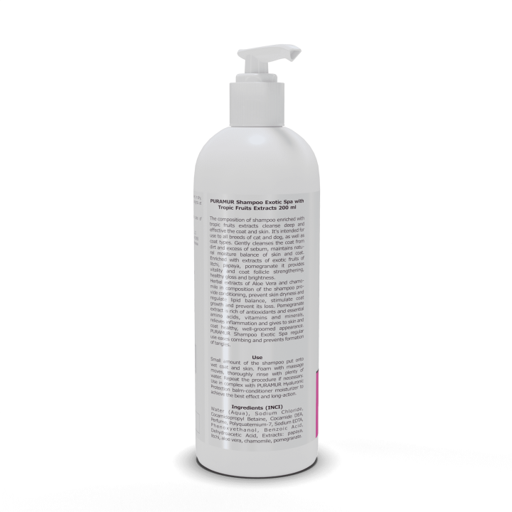 Puramur Exotic Spa shampoo with tropical fruit 200 ml