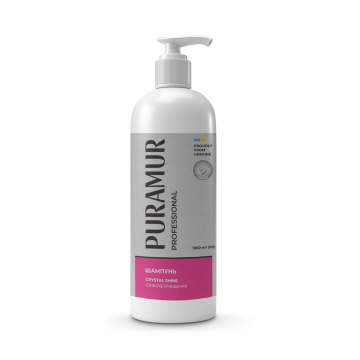 PURAMUR Crystal Shine Shampoo of deep cleansing 1000 ml