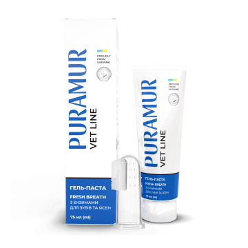 Puramur Fresh Breath Enzyme Gel-Paste for Teeth and Gums 75 ml