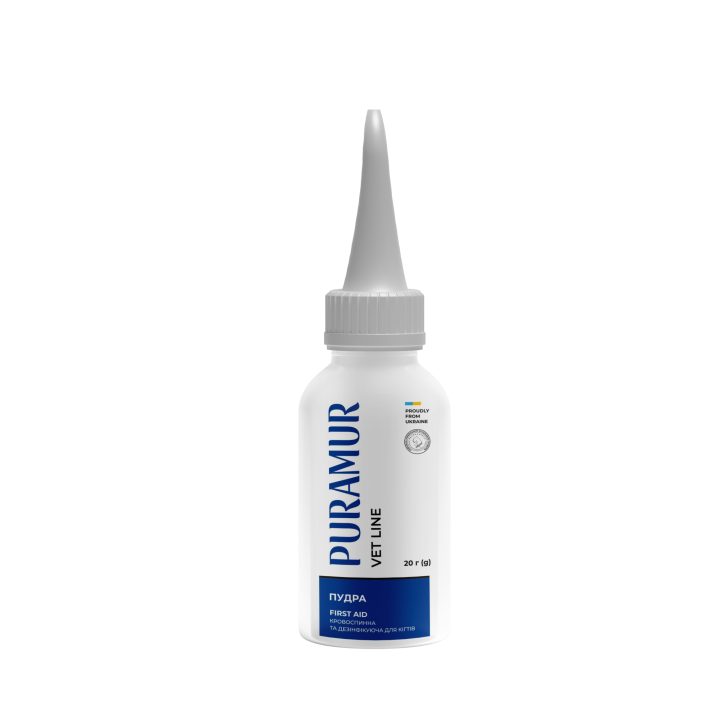 Puramur First Aid powder for nails hemostatic and disinfectant 20 g