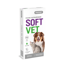 PROVET SOFTVET phytocomplex — anti-stress effect and behavior correction for adult cats and dogs, 20 ml.