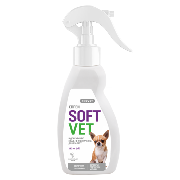 Спрей SOFTVET відлякувач від місць не призначених для туалету для собак 250 мл