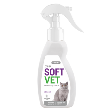 Спрей SOFTVET привчання до туалету для котів 250 мл