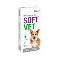 PROVET SOFTVET Repellent Drops for Medium Breed Dogs, 4 Pipettes × 1.0 ml