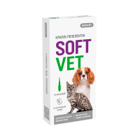 PROVET SOFTVET Repellent Drops for Cats and Small Breed Dogs 4 Pipettes x 0.5 ml
